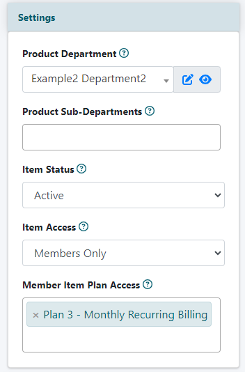 Members Only Products in the Shopping Cart