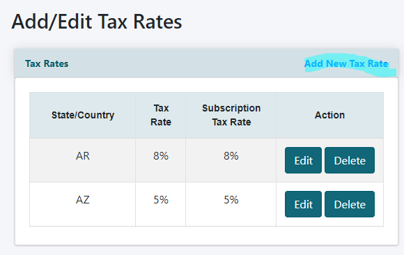 Subscription Tax