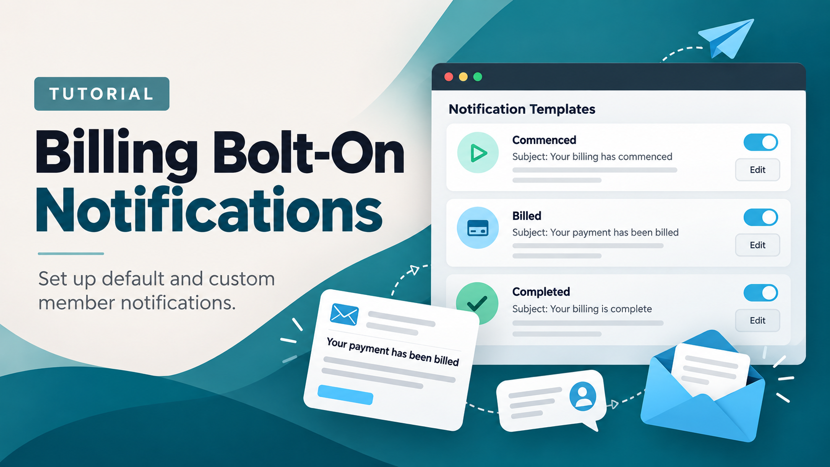 Setting Up Billing Bolt-On Notifications