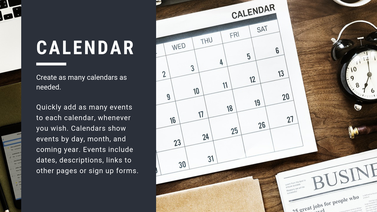 Event Calendars MemberGate Membership Site Software